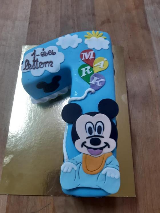 torta číslo mickey