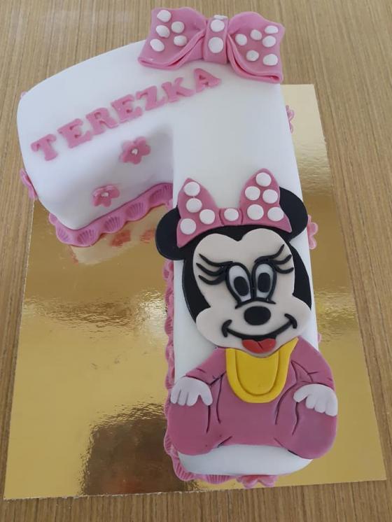 torta číslo minnie