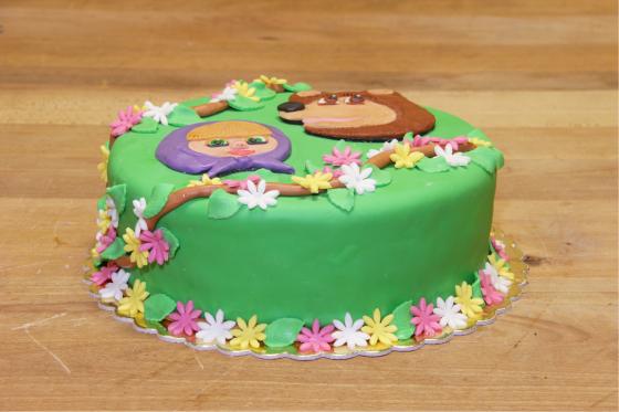 Marcipánová torta - Máša a medveď