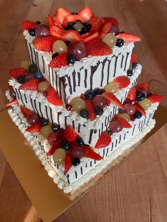 torta s ovocím